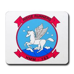 MMHS163 - M01 - 03 - Marine Medium Helicopter Squadron 163 - Mousepad - Click Image to Close