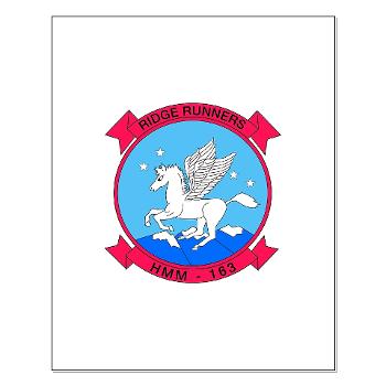 MMHS163 - M01 - 02 - Marine Medium Helicopter Squadron 163 - Small Poster - Click Image to Close