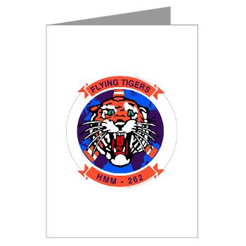 MMHS262 - M01 - 02 - Marine Medium Helicopter Squadron 262 Greeting Cards (Pk of 10) - Click Image to Close