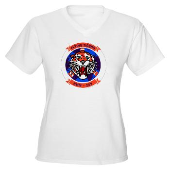 MMHS262 - A01 - 04 - Marine Medium Helicopter Squadron 262 Women's V-Neck T-Shirt - Click Image to Close