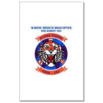 MMHS262 - M01 - 02 - Marine Medium Helicopter Squadron 262 with Text Mini Poster Print