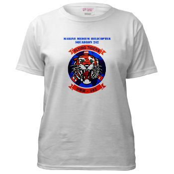 MMHS262 - A01 - 04 - Marine Medium Helicopter Squadron 262 with Text Women's T-Shirt
