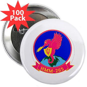 MMHS265 - M01 - 01 - Marine Medium Helicopter Squadron 265 - 2.25" Button (100 pack)