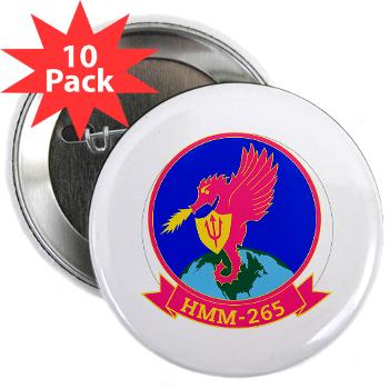 MMHS265 - M01 - 01 - Marine Medium Helicopter Squadron 265 - 2.25" Button (10 pack)