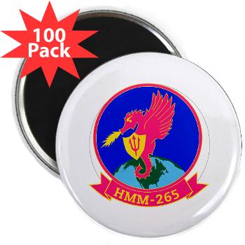 MMHS265 - M01 - 01 - Marine Medium Helicopter Squadron 265 - 2.25" Magnet (100 pack)