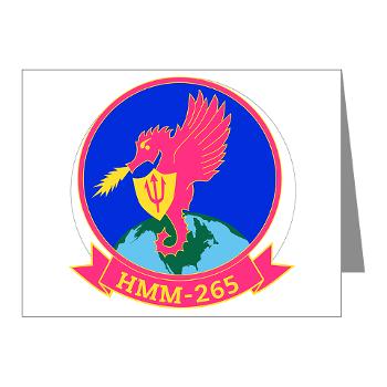 MMHS265 - M01 - 02 - Marine Medium Helicopter Squadron 265 - Note Cards (Pk of 20)