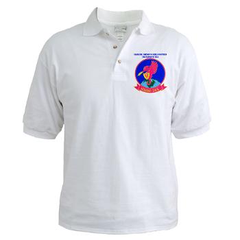 MMHS265 - A01 - 04 - Marine Medium Helicopter Squadron 265 with Text - Golf Shirt