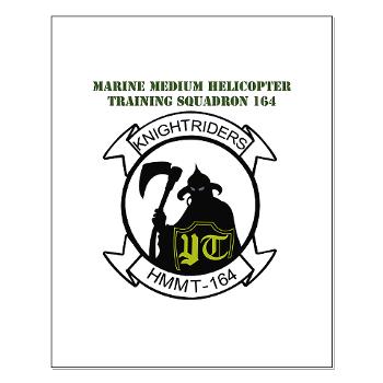 MMHTS164 - M01 - 02 - Marine Med Helicopter Tng Sqdrn 164 with Text - Small Poster - Click Image to Close