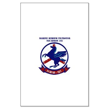 MMTS161 - M01 - 02 - Marine Medium Tiltrotor Squadron 161 with Text - Large Poster