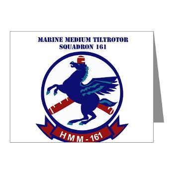 MMTS161 - M01 - 02 - Marine Medium Tiltrotor Squadron 161 with Text - Note Cards (Pk of 20)