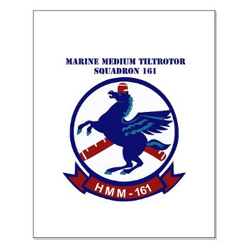 MMTS161 - M01 - 02 - Marine Medium Tiltrotor Squadron 161 with Text - Small Poster