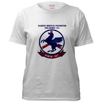 MMTS161 - A01 - 04 - Marine Medium Tiltrotor Squadron 161 with Text - Women's T-Shirt