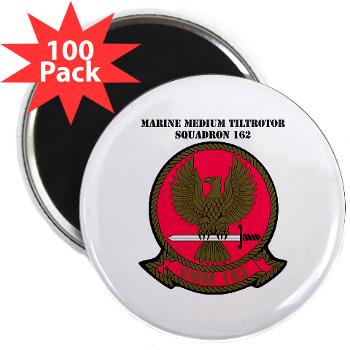 MMTS162 - M01 - 01 - Marine Medium Tiltrotor Squadron 162 (VMM-162) with Text 2.25" Magnet (100 pack)