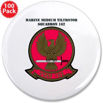 MMTS162 - M01 - 01 - Marine Medium Tiltrotor Squadron 162 (VMM-162) with Text 3.5" Button (100 pack) - Click Image to Close