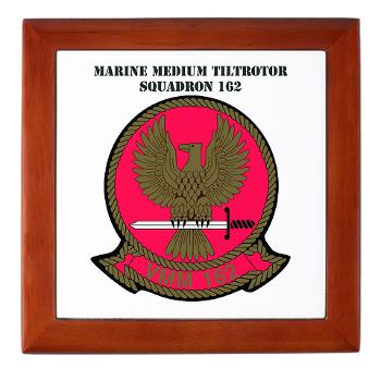 MMTS162 - M01 - 03 - Marine Medium Tiltrotor Squadron 162 (VMM-162) with Text Keepsake Box