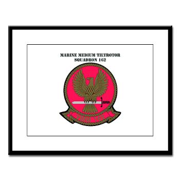 MMTS162 - M01 - 02 - Marine Medium Tiltrotor Squadron 162 (VMM-162) with Text Large Framed Print - Click Image to Close