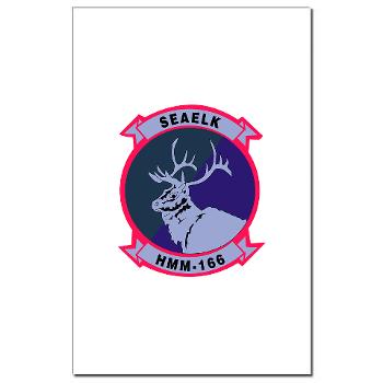 MMTS166 - A01 - 01 - USMC - Marine Medium Tiltrotor Squadron 166 - Mini Poster Print - Click Image to Close
