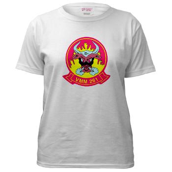 MMTS261 - A01 - 01 - USMC - Marine Medium Tiltrotor Squadron 261 (VMM-261) - Women's T-Shirt