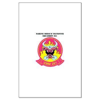 MMTS261 - A01 - 01 - USMC - Marine Medium Tiltrotor Squadron 261 (VMM-261) with Text - Large Poster