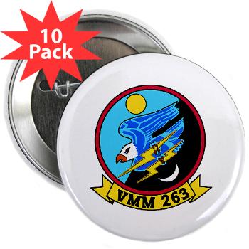 MMTS263 - M01 - 01 - Marine Medium Tiltrotor Squadron 263 (VMM-263) 2.25" Button (10 pack) - Click Image to Close