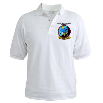 MMTS263 - A01 - 04 - Marine Medium Tiltrotor Squadron 263 (VMM-263) with Text Golf Shirt - Click Image to Close