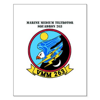 MMTS263 - M01 - 02 - Marine Medium Tiltrotor Squadron 263 (VMM-263) with Text Small Poster