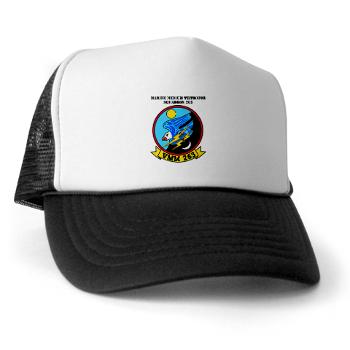 MMTS263 - A01 - 02 - Marine Medium Tiltrotor Squadron 263 (VMM-263) with Text Trucker Hat - Click Image to Close
