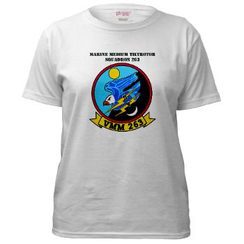 MMTS263 - A01 - 04 - Marine Medium Tiltrotor Squadron 263 (VMM-263) with Text Women's T-Shirt - Click Image to Close