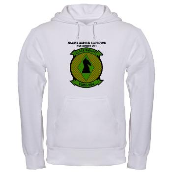 MMTS264 - A01 - 01 - USMC - Marine Medium Tiltrotor Squadron 264 (VMM-264)with Text - Hooded Sweatshirt - Click Image to Close
