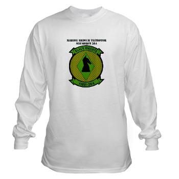 MMTS264 - A01 - 01 - USMC - Marine Medium Tiltrotor Squadron 264 (VMM-264)with Text - Long Sleeve T-Shirt - Click Image to Close