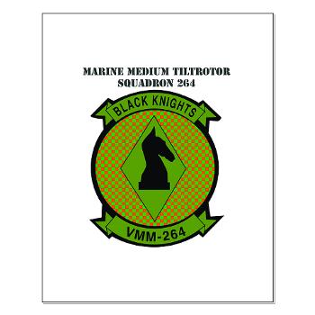 MMTS264 - A01 - 01 - USMC - Marine Medium Tiltrotor Squadron 264 (VMM-264)with Text - Small Poster