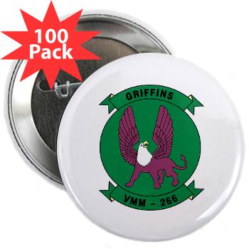 MMTS266 - A01 - 01 - USMC - Marine Medium Tiltrotor Squadron 266 (VMM-266) with Text - 2.25" Button (100 pack) - Click Image to Close