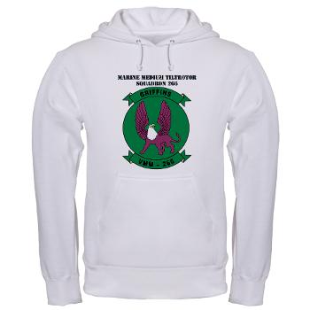 MMTS266 - A01 - 01 - USMC - Marine Medium Tiltrotor Squadron 266 (VMM-266) with Text - Hooded Sweatshirt - Click Image to Close