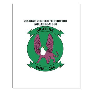 MMTS266 - A01 - 01 - USMC - Marine Medium Tiltrotor Squadron 266 (VMM-266) with Text - Small Poster