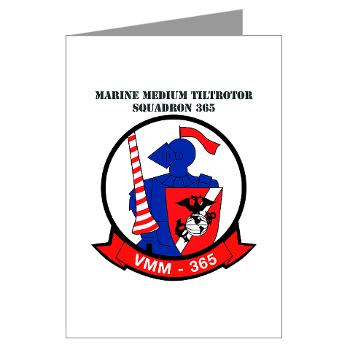 MMTS365 - M01 - 02 - Marine Medium Tiltrotor Squadron 365 with text Greeting Cards (Pk of 10) - Click Image to Close