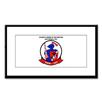 MMTS365 - M01 - 02 - Marine Medium Tiltrotor Squadron 365 with text Small Framed Print - Click Image to Close