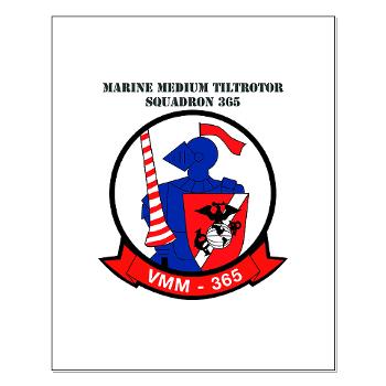 MMTS365 - M01 - 02 - Marine Medium Tiltrotor Squadron 365 with text Small Poster