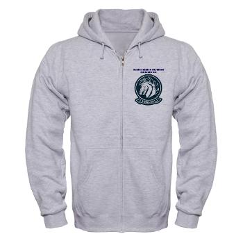 MMTS561 - A01 - 03 - Marine Medium Tiltrotor Squadron 561 with Text - Zip Hoodie