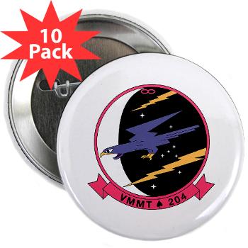 MMTTS204 - M01 - 01 - Marine Medium Tiltrotor Training Squadron 204 2.25" Button (10 pack) - Click Image to Close