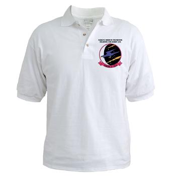 MMTTS204 - A01 - 04 - Marine Medium Tiltrotor Training Squadron 204 with text Golf Shirt - Click Image to Close