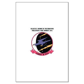 MMTTS204 - M01 - 02 - Marine Medium Tiltrotor Training Squadron 204 with text Large Poster - Click Image to Close