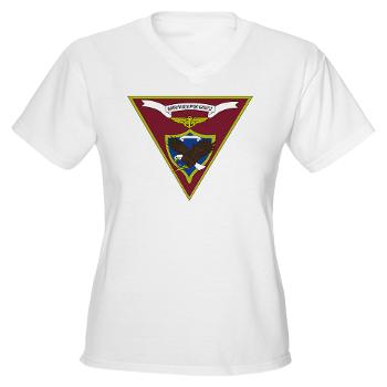 MPC27 - A01 - 04 - Military Police Company 27 Women's V-Neck T-Shirt