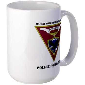 MPC27 - M01 - 03 - Military Police Company 27 with Text Large Mug