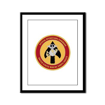 MSOC - M01 - 02 - Marine Special Ops Cmd - Framed Panel Print - Click Image to Close