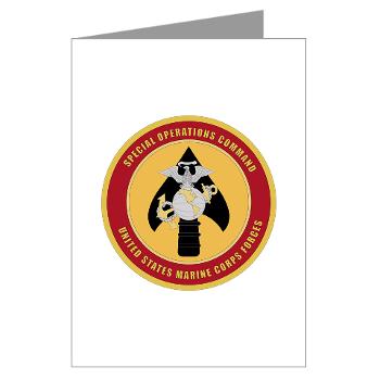 MSOC - M01 - 02 - Marine Special Ops Cmd - Greeting Cards (Pk of 20)