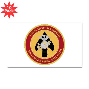 MSOC - M01 - 01 - Marine Special Ops Cmd - Sticker (Rectangle 10 pk) - Click Image to Close