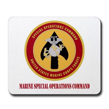 MSOC - M01 - 03 - Marine Special Ops Cmd with Text - Mousepad - Click Image to Close