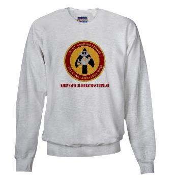 MSOC - A01 - 03 - Marine Special Ops Cmd with Text - Sweatshirt