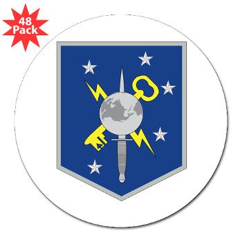 MSOIB - M01 - 01 - Marine Special Operations Intelligence Battalion - 3" Lapel Sticker (48 pk)