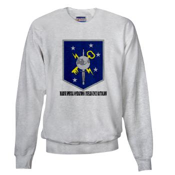 MSOIB - A01 - 03 - Marine Special Operations Intelligence Battalion with Text - Sweatshirt